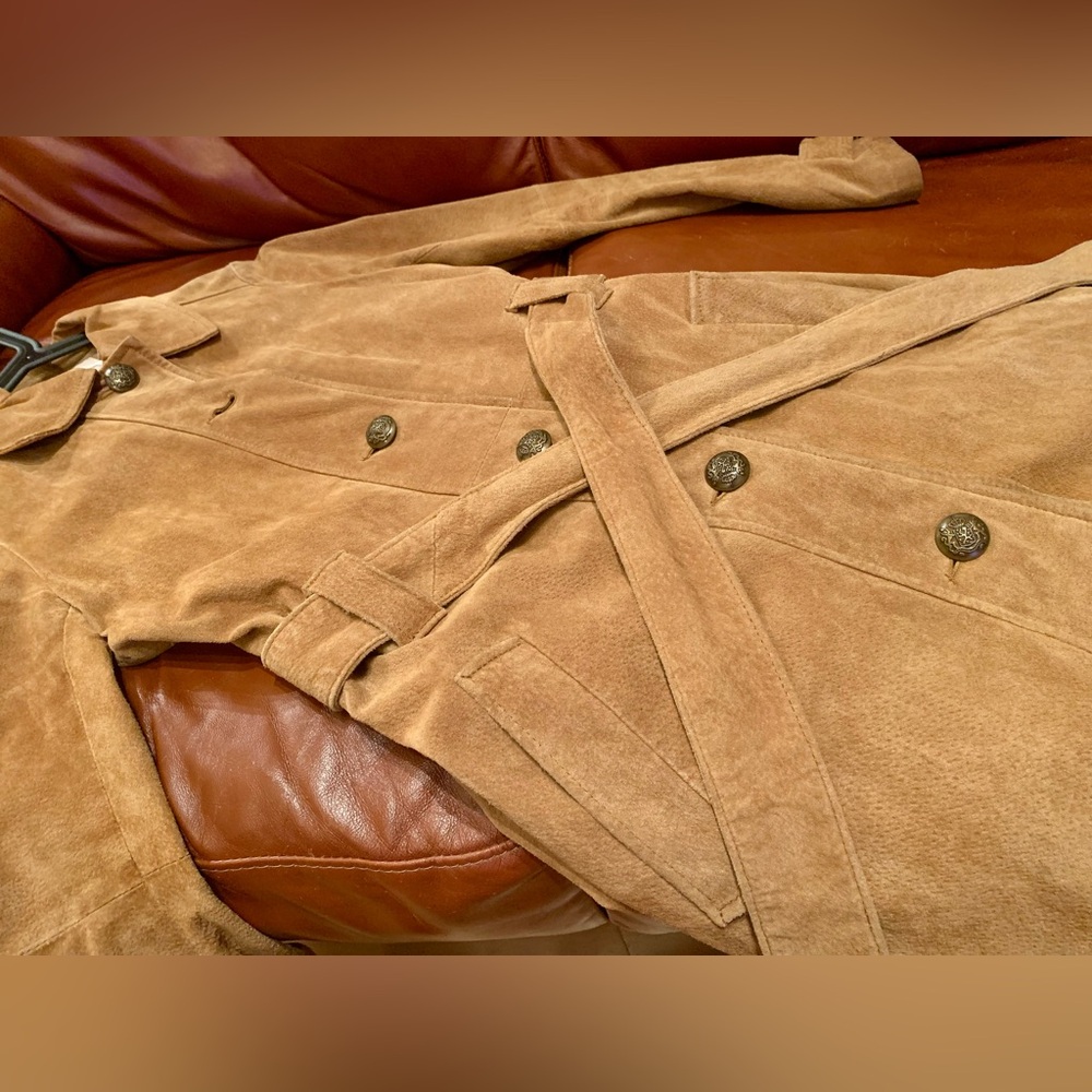 Longline Suede Jacket